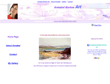 Tablet Screenshot of annabelburton.com